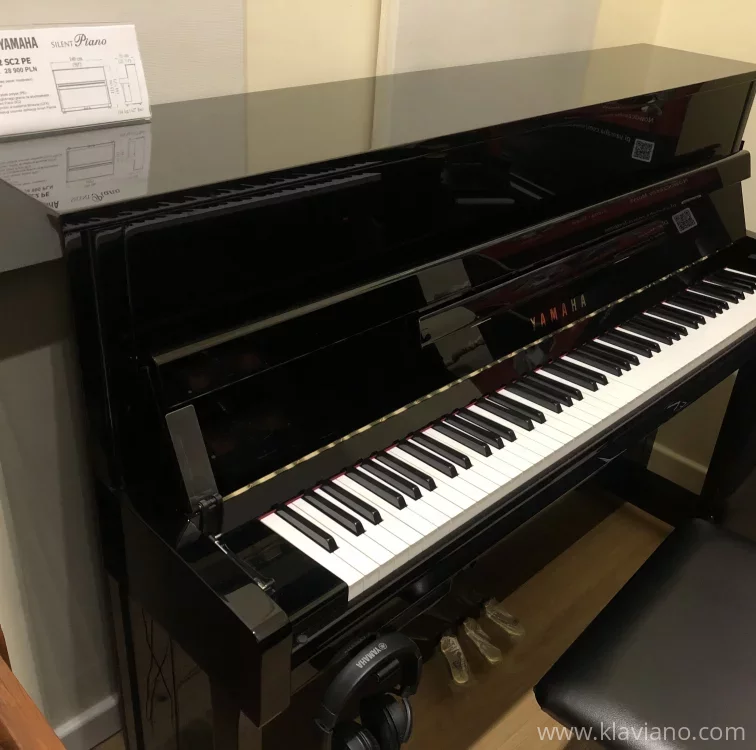 Yamana B2e Sc2 Pe - pianino Silent Piano Sc3 - wys. 113 cm - 10 lat gwarancji