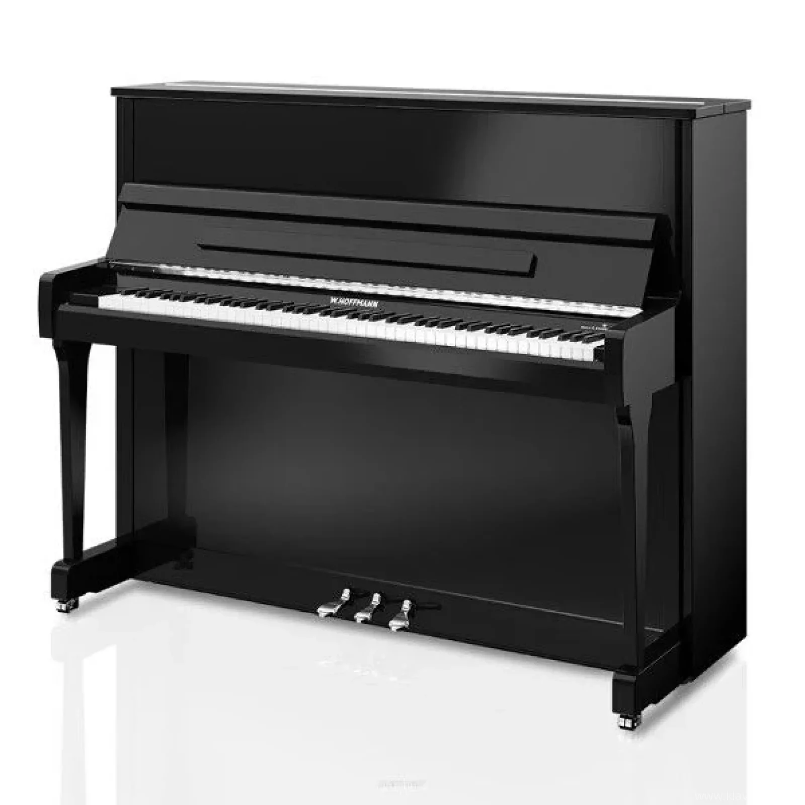 W. Hoffmann V-120 Chroom - nieuwe piano 120 cm