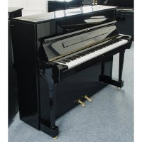 C. Bechstein Klavier, Modell 12A, gebraucht, schwarz Hochglanz