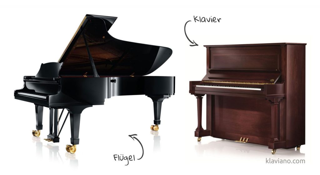 Was ist der Unterschied zwischen einem Klavier und einem Flügel?