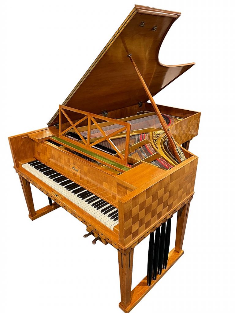 Piano à queue Ibach pour Richard Strauss - projet d'Emanuel von Seidl