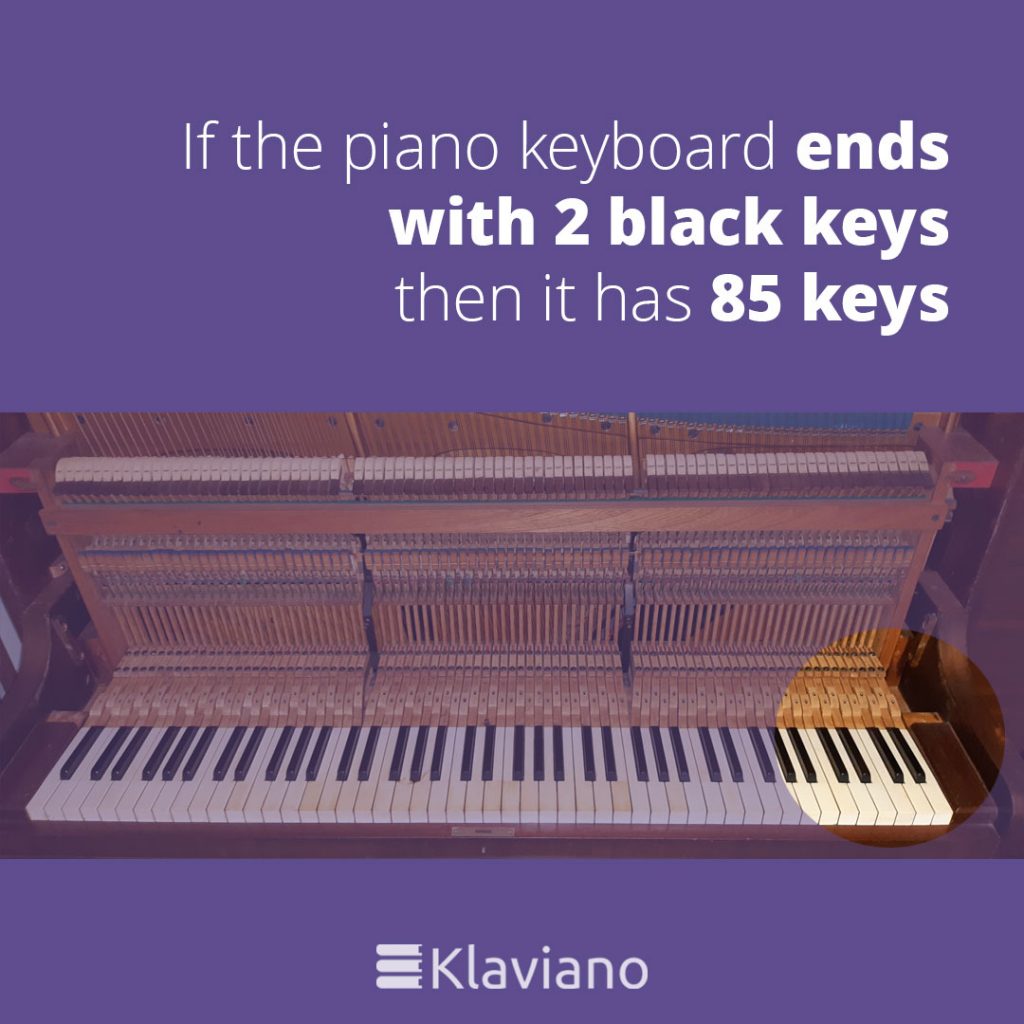 85 keys